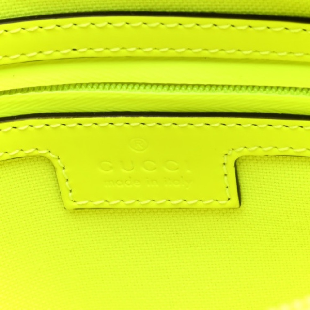 Gucci Yellow Crossbody Bag with Textured Monogram - Picture 6 of 16